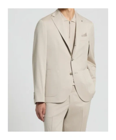 Peserico Front-button Blazer In Gray