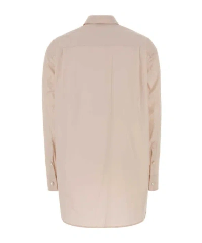 Jil Sander Pink Regular Solid Shirt In Brown