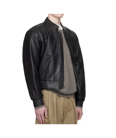 Sunflower Zip-front Elasticated-cuff Jacket In Black