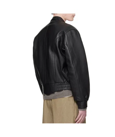 Sunflower Zip-front Elasticated-cuff Jacket In Black