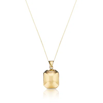 Lily & Roo Solid Gold Ball Locket In Gold