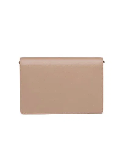 Prada Logo Mini Shoulder Bag In Brown