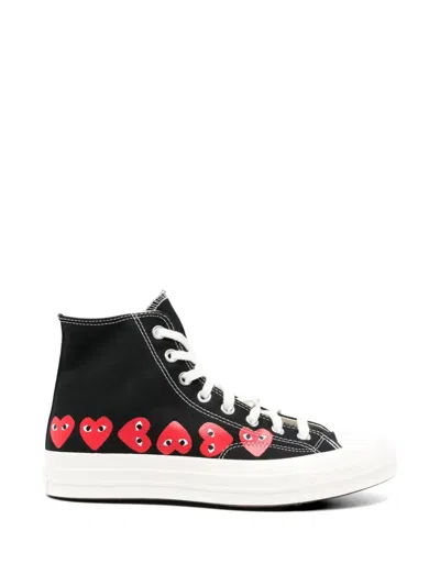 Comme Des Garçons Comme Des Garcons Chuck Taylor High Top Sneakers In Black
