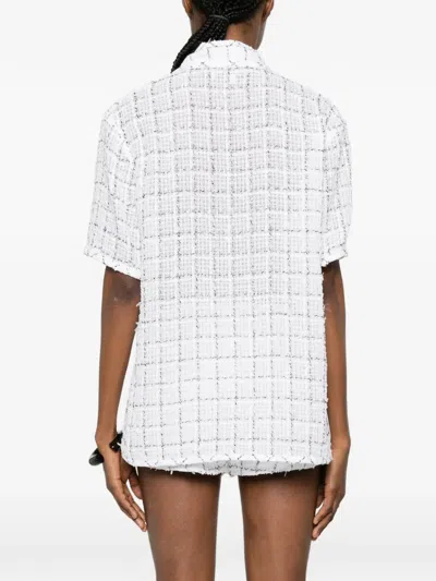 Liberowe Hetty Check-pattern Shirt In White