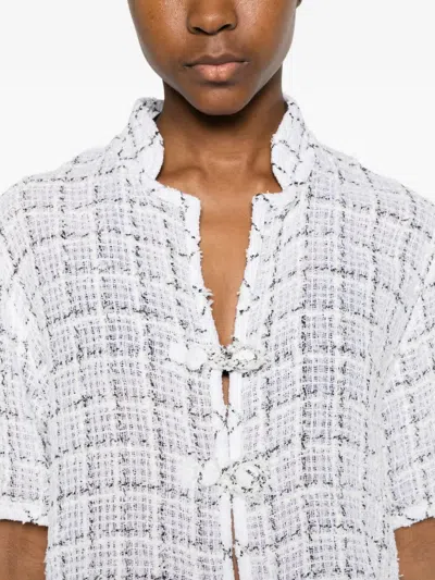 Liberowe Hetty Check-pattern Shirt In White