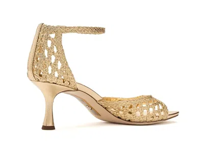 Sam Edelman Peyton Ankle Strap Sandal In Gold