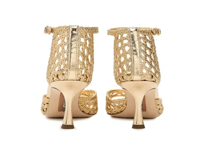 Sam Edelman Peyton Ankle Strap Sandal In Gold