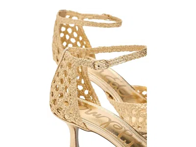 Sam Edelman Peyton Ankle Strap Sandal In Gold