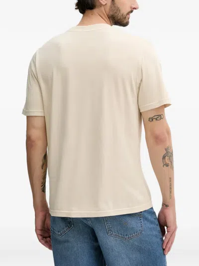 Barbour Logo-embossed T-shirt In Neutral