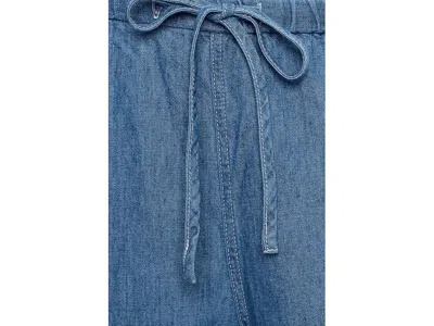 Madewell Denim Pull-on Pants In Blue