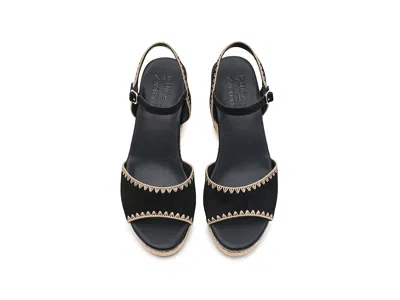 Naturalizer Della Platform Ankle Strap Sandal In Black