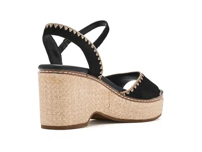 Naturalizer Della Platform Ankle Strap Sandal In Black