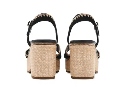 Naturalizer Della Platform Ankle Strap Sandal In Black