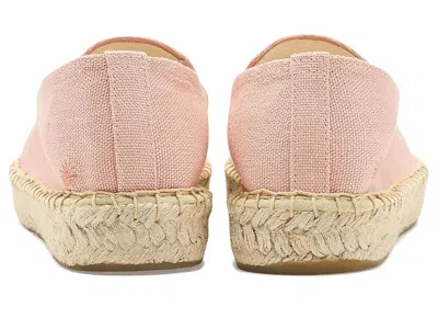 Soludos Smoking Platform Espadrille In Pink