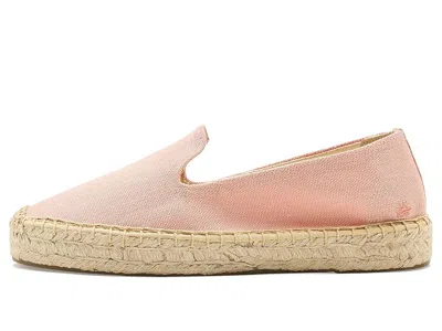 Soludos Smoking Platform Espadrille In Pink