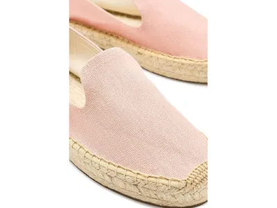 Soludos Smoking Platform Espadrille In Pink