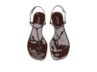 Schutz Elsha Sandals Root Brown In Brown
