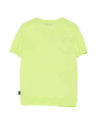 Msgm Short-sleeve T-shirt In Green