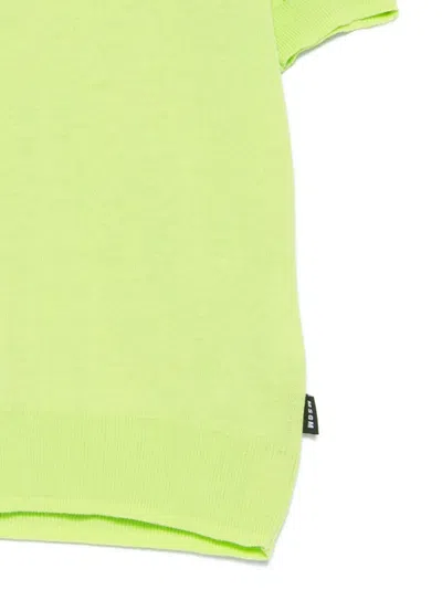 Msgm Short-sleeve T-shirt In Green