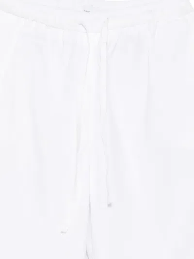 Michael Coal Drawstring Elasticated-waist Shorts In White