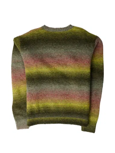 Patta Curlies Intarsia-knit Sweater In Multi