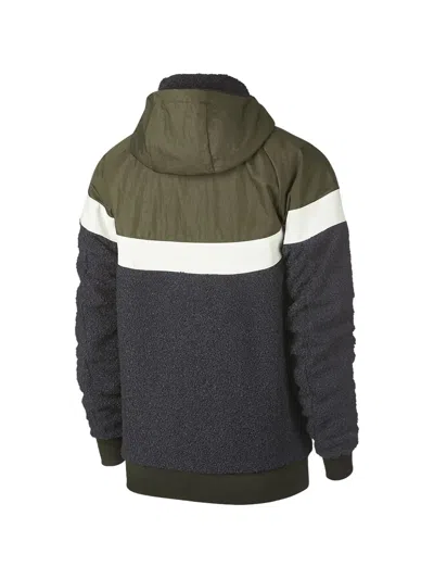 Nike Sherpa Windrunner Jacket In Multi