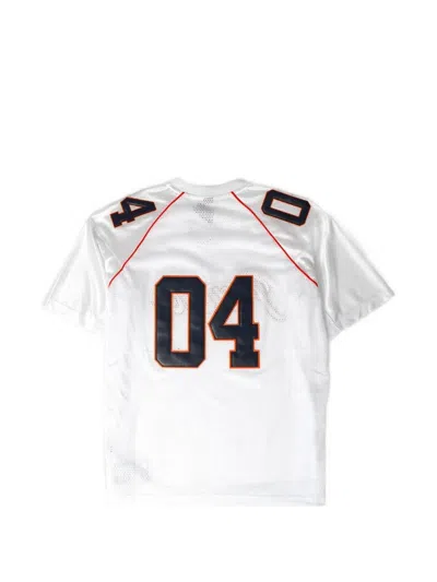 Patta Logo-patch Mesh T-shirt In White