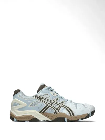 Asics Mesh-panelled Structured Sneakers In Blue