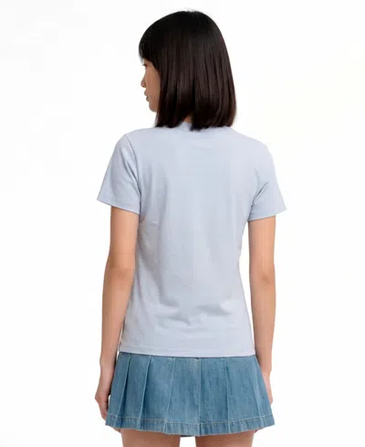 Puma Women's Script Graphic T-shirt In Blue