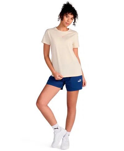 Puma Women's Script Graphic T-shirt In White