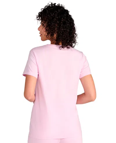 Puma Women's Script Graphic T-shirt In Pink