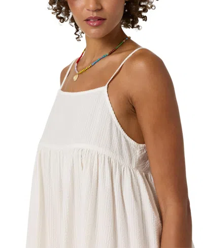 O'neill Og Rilee Cover-up Babydoll Dress In White