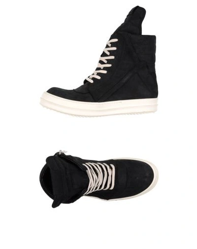 Shop Rick Owens Sneakers In Black