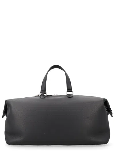 Fendi Lui 45 Leather Tote Bag 21 Cm X 45 Cm X 22 Cm For Men In Black