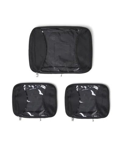 Baggallini Compression Cube 3-piece Set In Gray