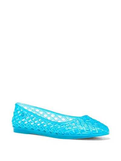 Michael Kors Pixie Interwoven Ballet Flats In White