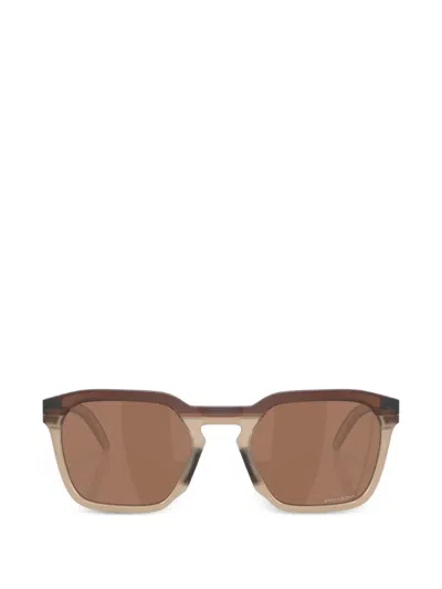 Oakley Unisex Sunglasses Oo9533 Hstn Sq In Gold