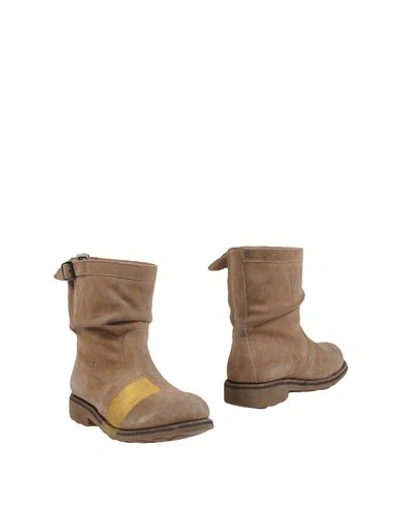 Bikkembergs Ankle Boot In Khaki