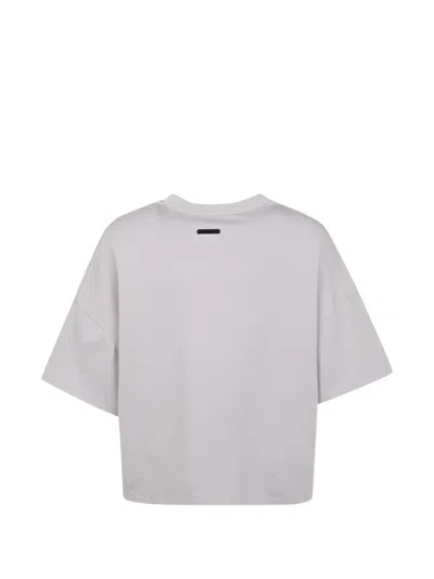 Essentials Logo-detail T-shirt In Gray