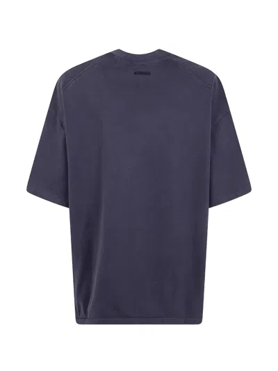 Essentials Logo-patch T-shirt In Blue