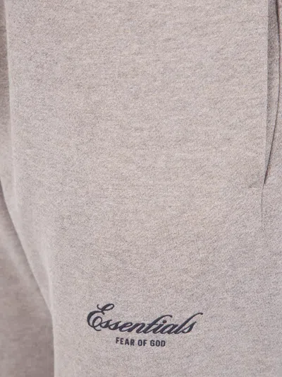 Essentials Logo-print Track Pants In Neutral