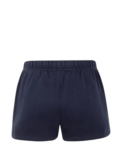 Essentials Drawstring-fastening Shorts In Blue