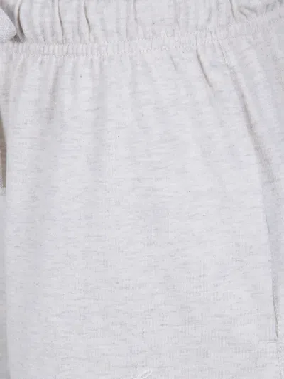 Essentials Logo-patch Track Shorts In Gray