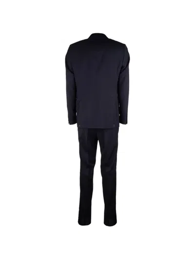 Corneliani Single-breasted Suit In Blue