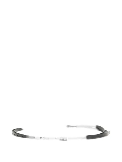 Givenchy Double-buckle Leather Belt In Black
