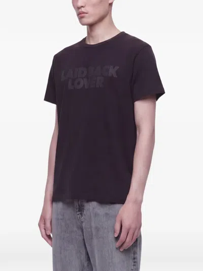 Second / Layer Laidback Lover T-shirt In Black
