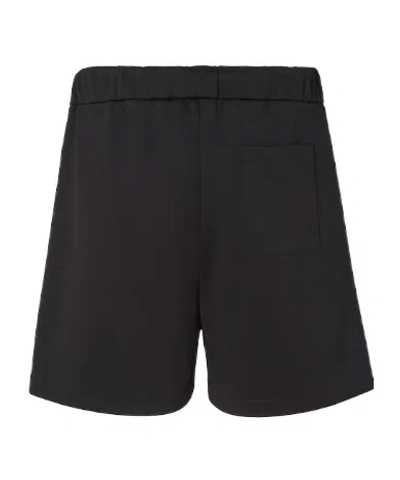 Fendi Drawstring Bermuda Shorts In Black