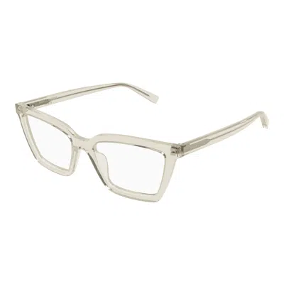 Saint Laurent Full Frame Plain Mirror In Neutral