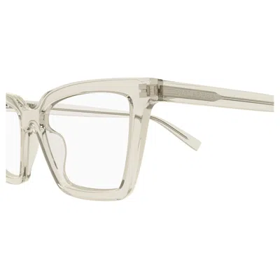 Saint Laurent Full Frame Plain Mirror In Neutral