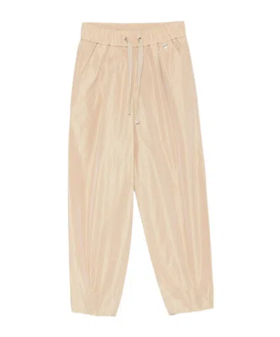 Herno Polyester Drawstring-fastening Trousers In Neutral